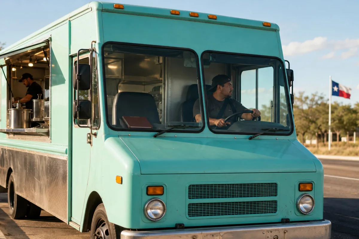 Texas cambia las reglas para los food trucks: la nueva licencia que deben tener y cuándo el conductor necesita una CDL