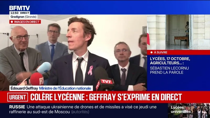 Parcoursup: "Le temps des décisions est proche", annonce Édouard Geffray, ministre de l'Éducation nationale