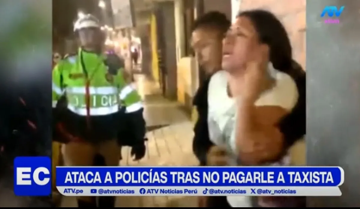 Se negó a pagar un taxi, agredió a policías en la comisaría y quedó detenida en Trujillo