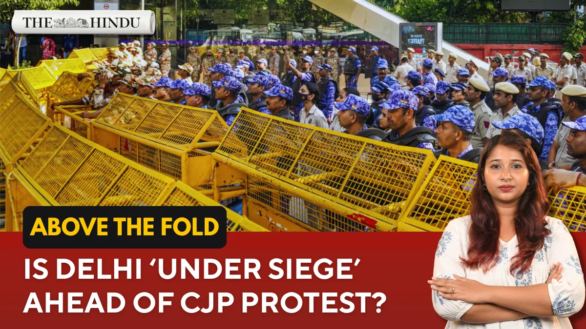 Watch: CJP protest: Delhi shuts 57 metro stations; SC questions curbs | Above the Fold | Oct 9, 2026