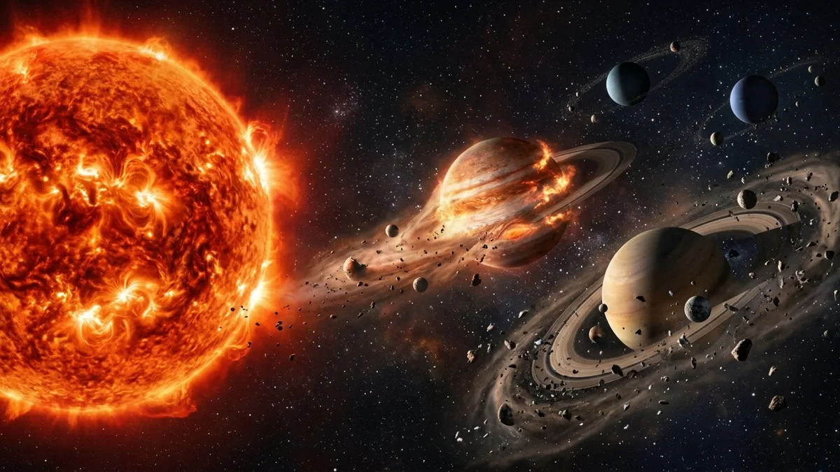 Cientistas recalcularam o fim do Sistema Solar e os planetas externos podem ser expulsos muito antes do previsto