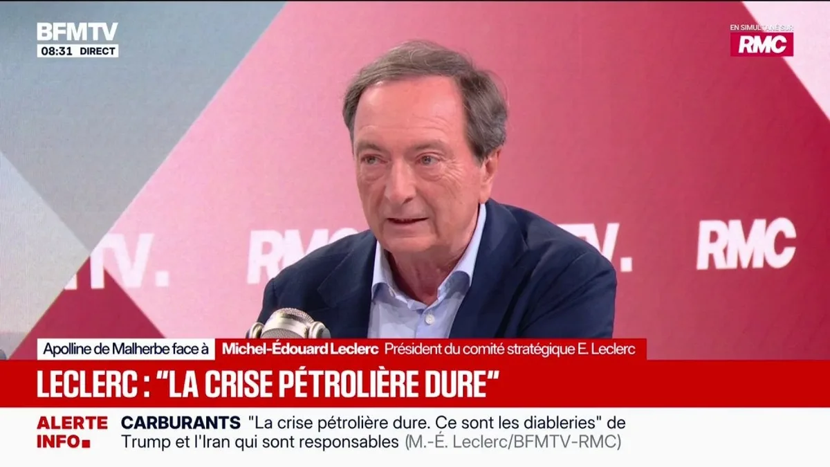 Prix des carburants: "Les aides ciblées doivent être étendues à certains métiers", estime Michel-Édouard Leclerc, président du comité stratégique E. Leclerc