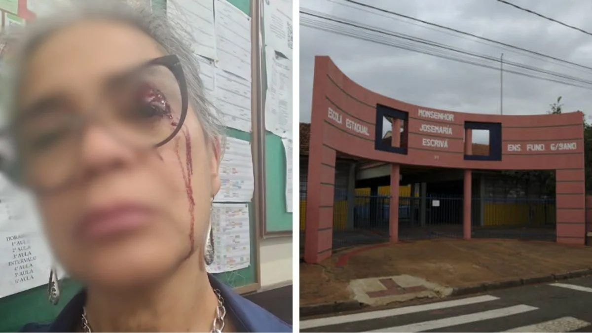 Aluno de escola cívico-militar dá socos em professora após ter pedido para ir ao banheiro negado 10 minutos antes do fim da aula