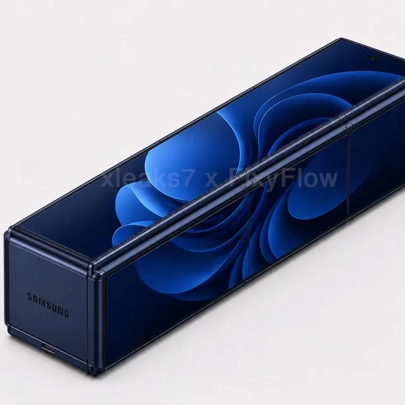 Actualité : Dernière trouvaille de Samsung : breveter un téléphone portable en forme de brique doté d’un écran pliable