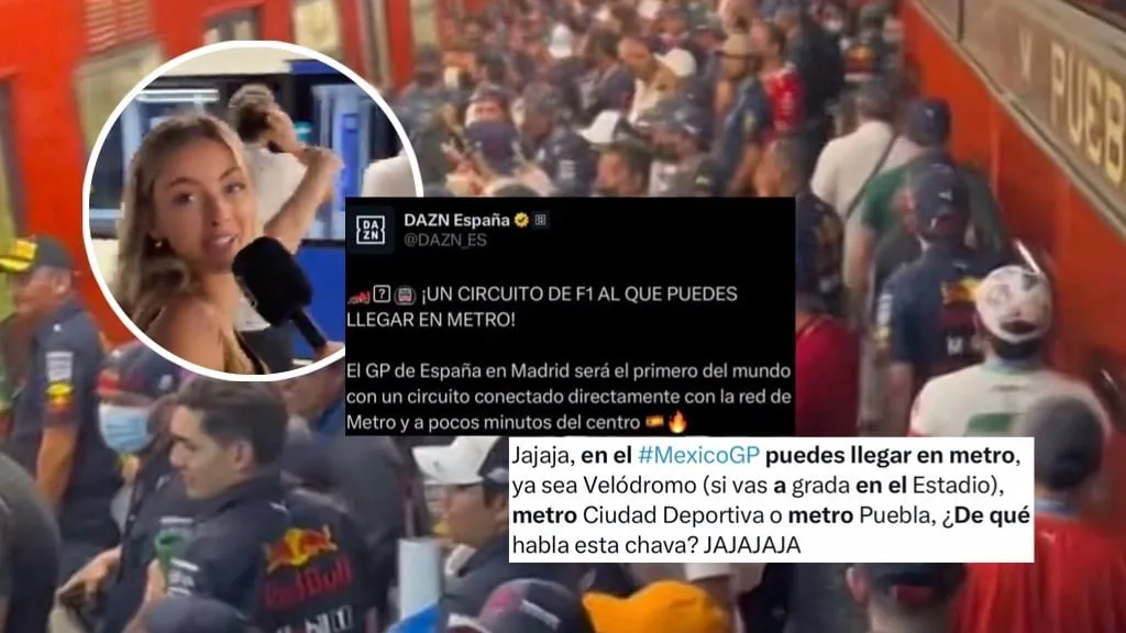 Aficionados mexicanos tunden a medio español por creer que el GP de España es el primero al que se puede llegar en Metro
