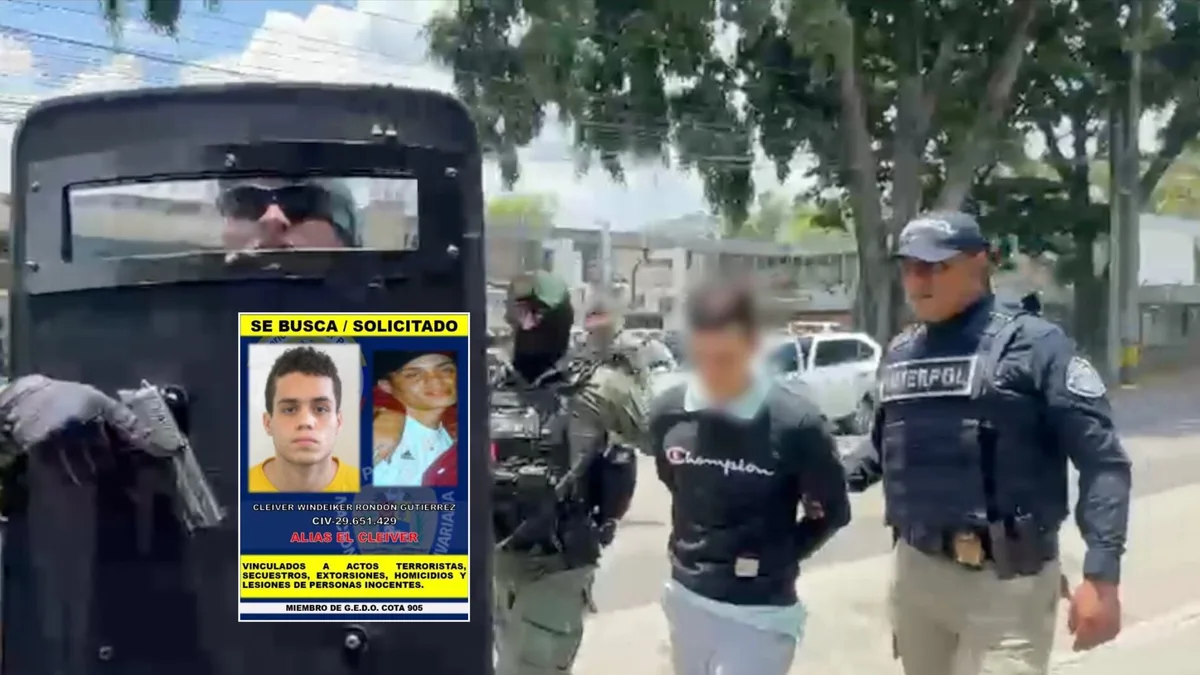 Cayó en Medellín cabecilla venezolano de la red criminal Cota 905, que ofrece sus servicios al Tren de Aragua: tenía circular roja de Interpol