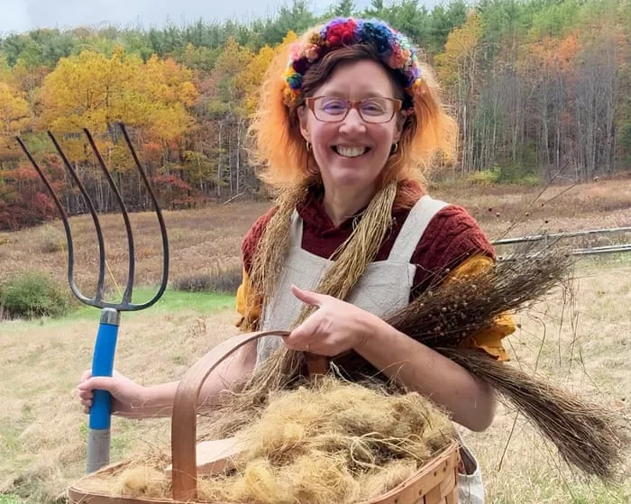 ‘I wanted to find the slowest fashion imaginable’: the woman growing her own dress