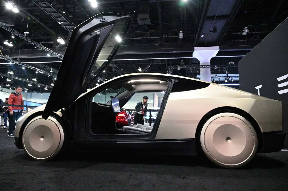 Tesla’s stock jumps as the company gets ready for a robotaxi push