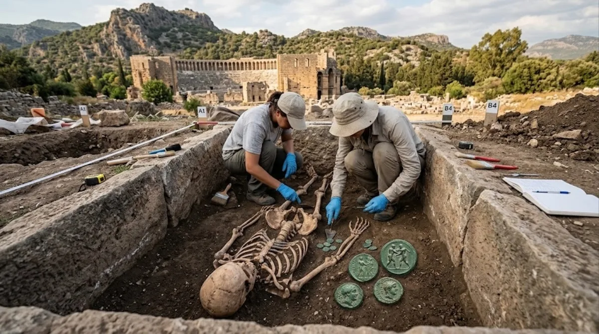 Tumba de 2.400 anos encontrada na Turquia levanta suspeita sobre antigo lutador