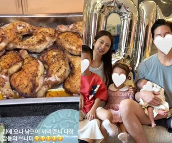 박현선, ‘재벌家 남편’ 이필립 요리까지 잘하네…“저녁 준비, 감동”