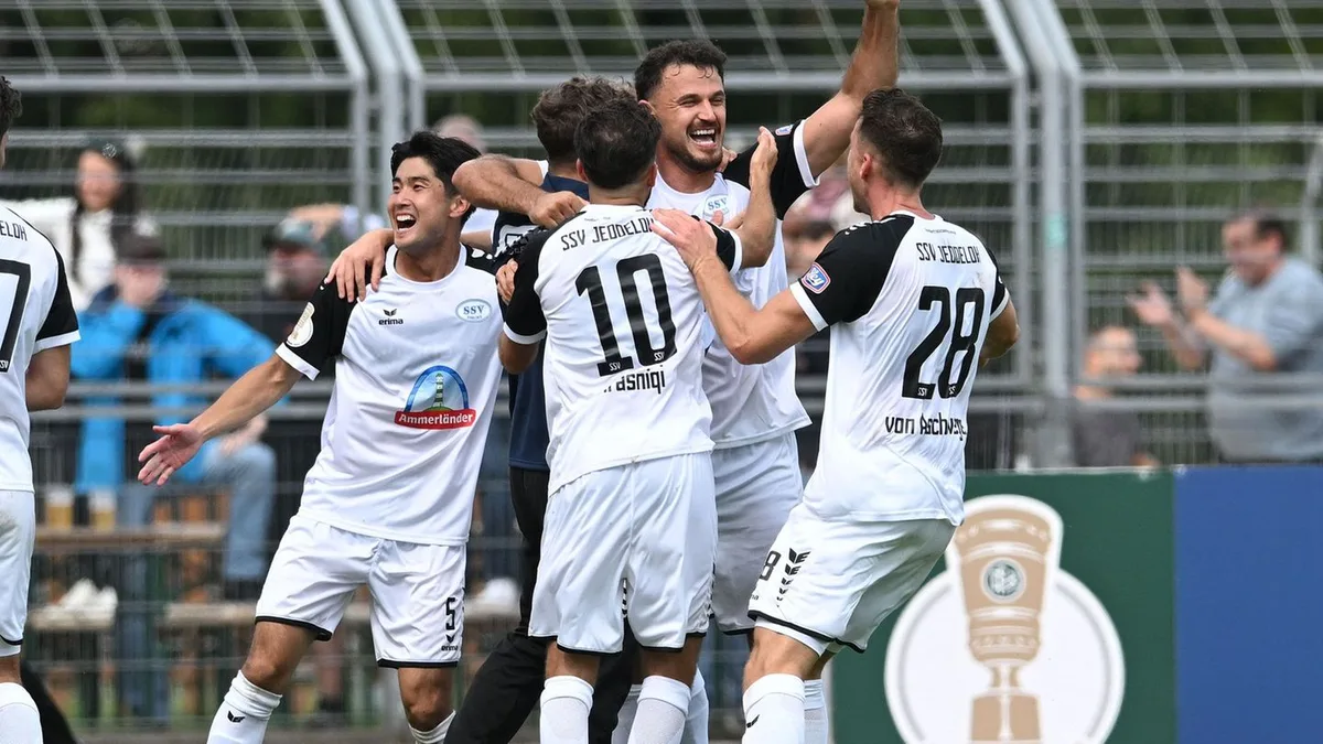 DFB-Pokal: Jeddeloh II genießt Pokal-Coup: „Das kannst du nicht planen“