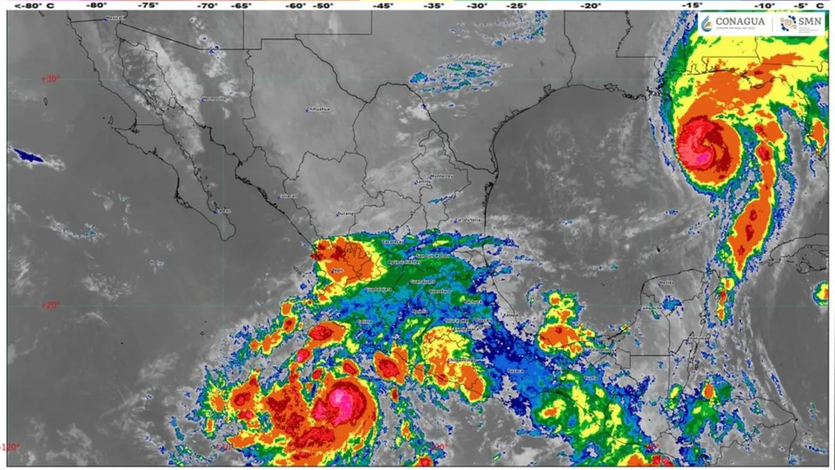 Huracán ‘Isaías’ se aleja, mientras ‘Simón’ podría alcanzar categoría 4: ¿Dónde impactará en México?