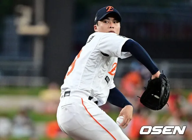 '돌연 1군 말소→폐렴으로 입원' 왕옌청, 바로 선발 등판 가능할까…김경문 감독 "완전히 괜찮을 때까지 기다린다"