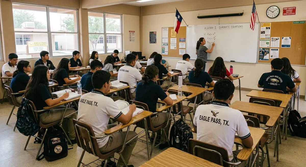 Casi 400 alumnos dejan de asistir a escuelas de Eagle Pass, Texas; analizan posibles causas