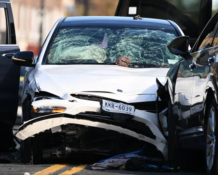One person killed and nine injured in chain-reaction crash in New York City