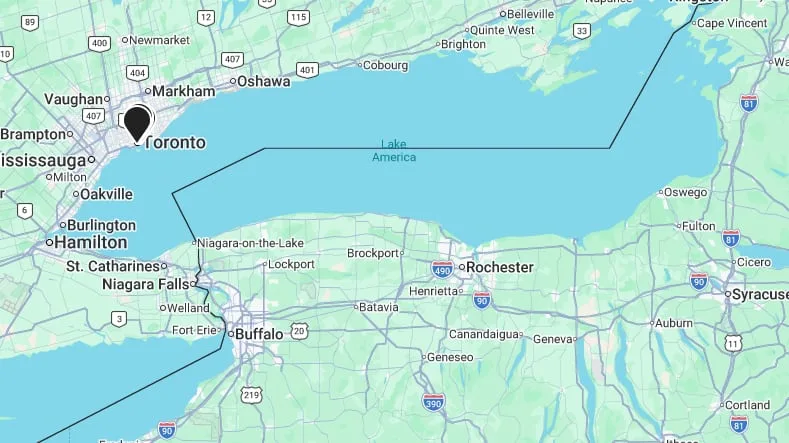 Google updates maps to show Lake America in the U.S. — but Canadians are now seeing it, too