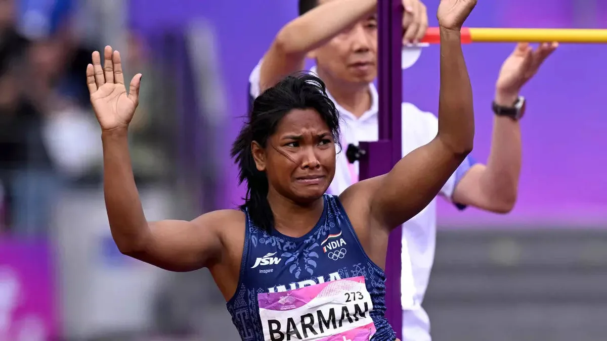 India’s first Asiad heptathlon gold medallist Barman suspended after positive doping test