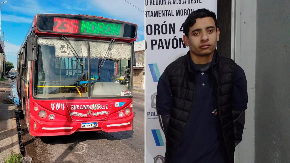 “Quería cumplir un sueño”: la insólita explicación de un asaltante que robó un colectivo en Merlo, subió pasajeros y fue detenido en Morón