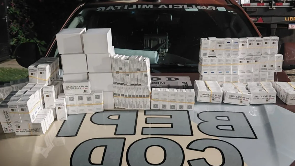 Mais de 1.500 anabolizantes são apreendidos pela polícia no interior do Ceará