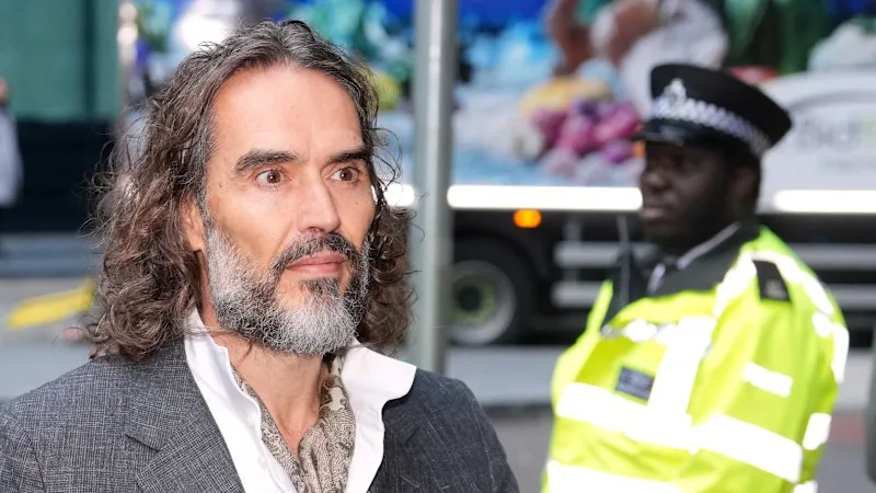 Russell Brand appears in London court