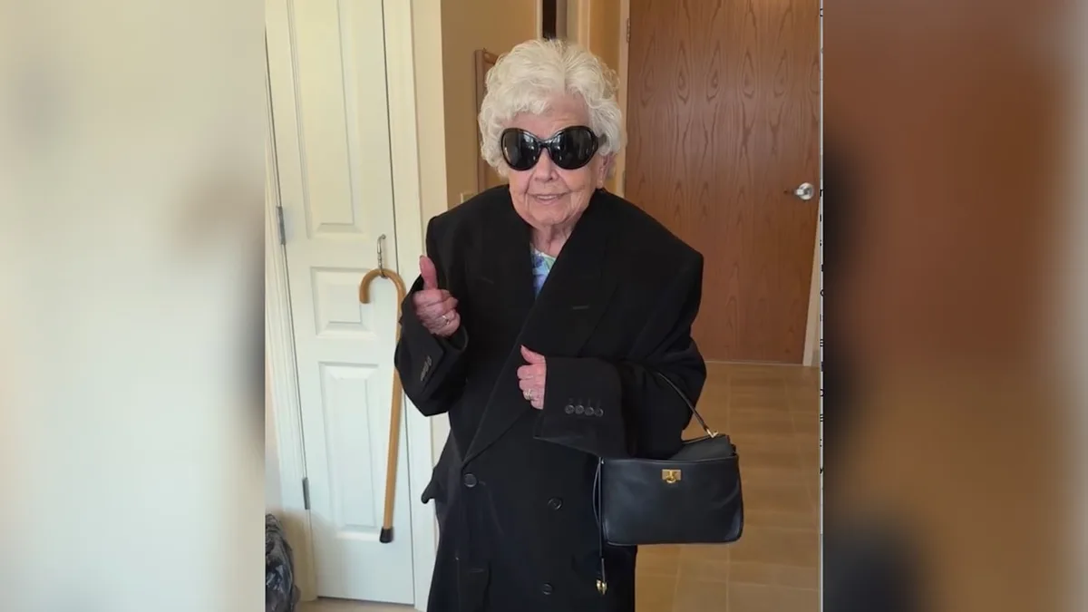 Designer-Look statt Rollator - Diese Oma sammelt Likes seit 1922