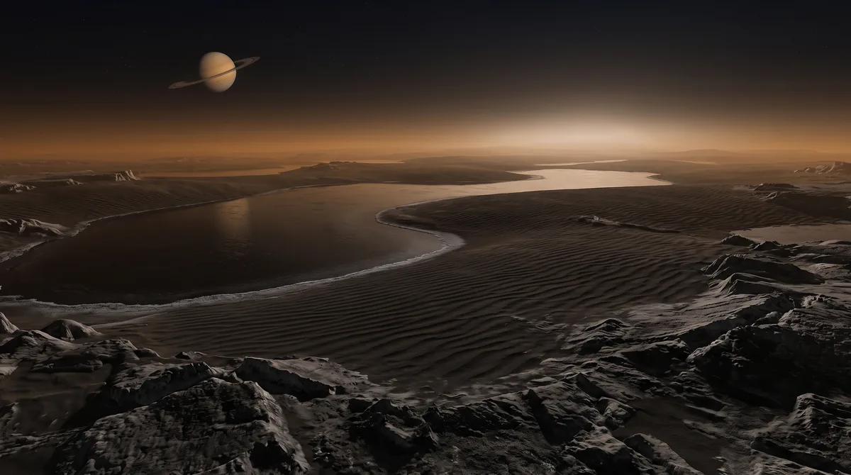 Cientistas recriaram as condições da lua de Saturno, Titã, e observaram moléculas que não deveriam se misturar formando cristais estáveis ​​juntas