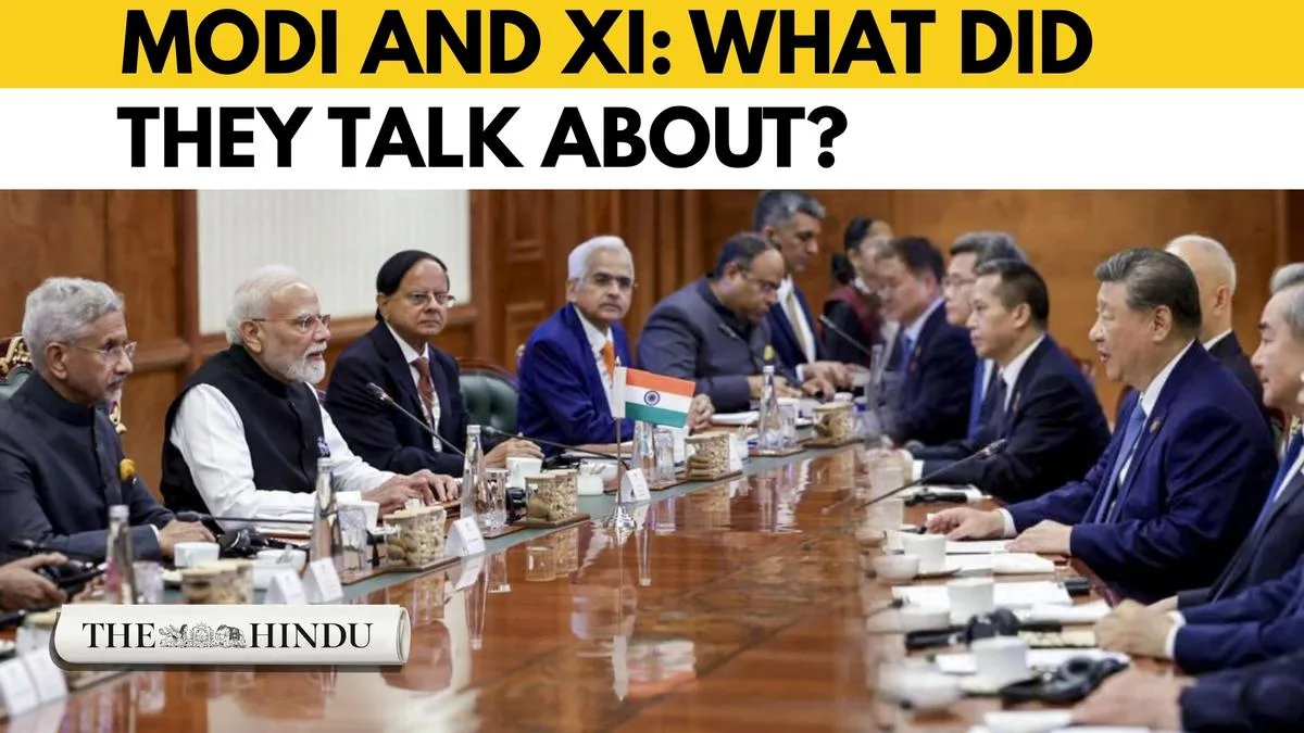 What did Modi and Xi speak about during their Delhi bilateral meeting?