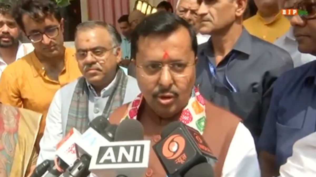 Ganesh Chaturthi: Nitin Nabin offers prayers at BJP headquarters