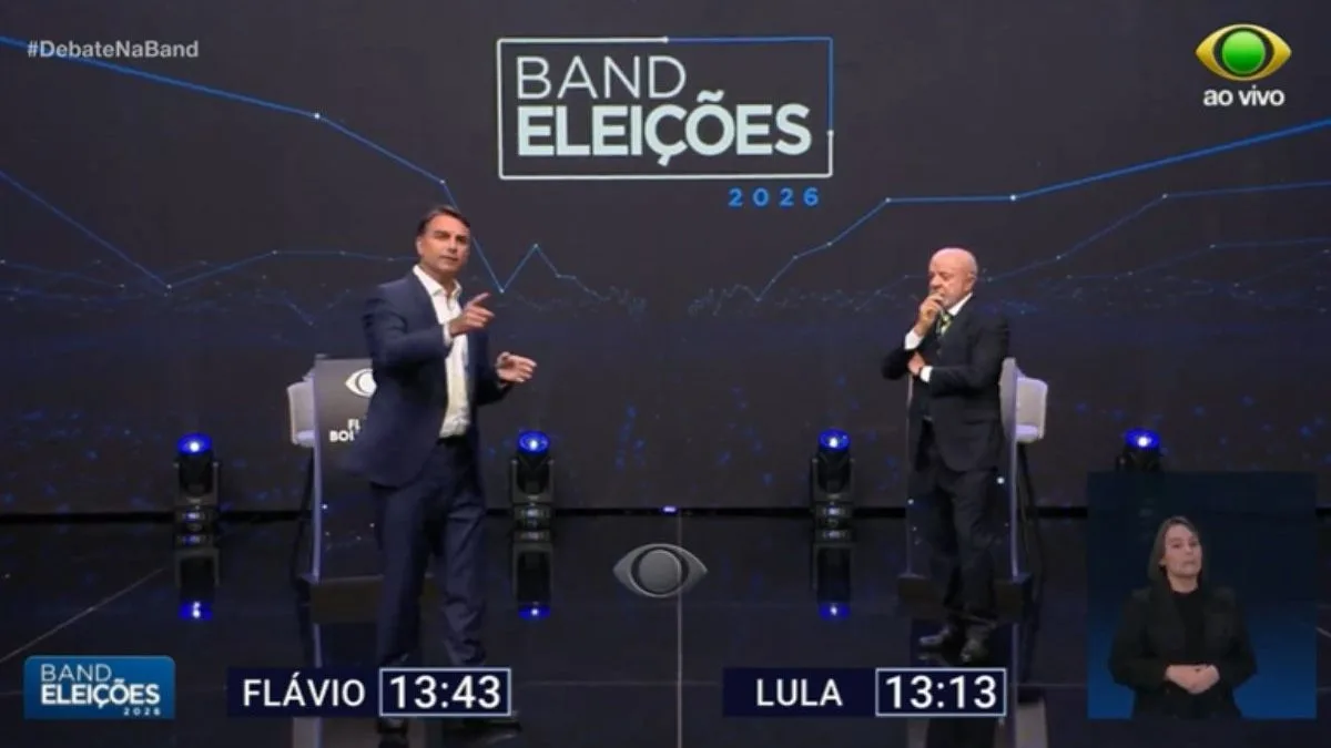 Roberta Luchsinger, Vorcaro, Lulinha e R$ 134 milhões: primeiro bloco do debate vira troca de acusações entre Lula e Flávio