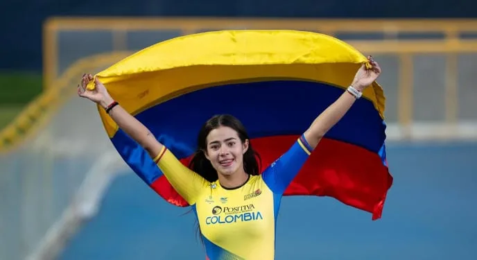 Gabriela Rueda, patinadora colombiana, conquistó su segundo oro mundial en Asunción 2026 tras imponerse en los 10.000 metros eliminación