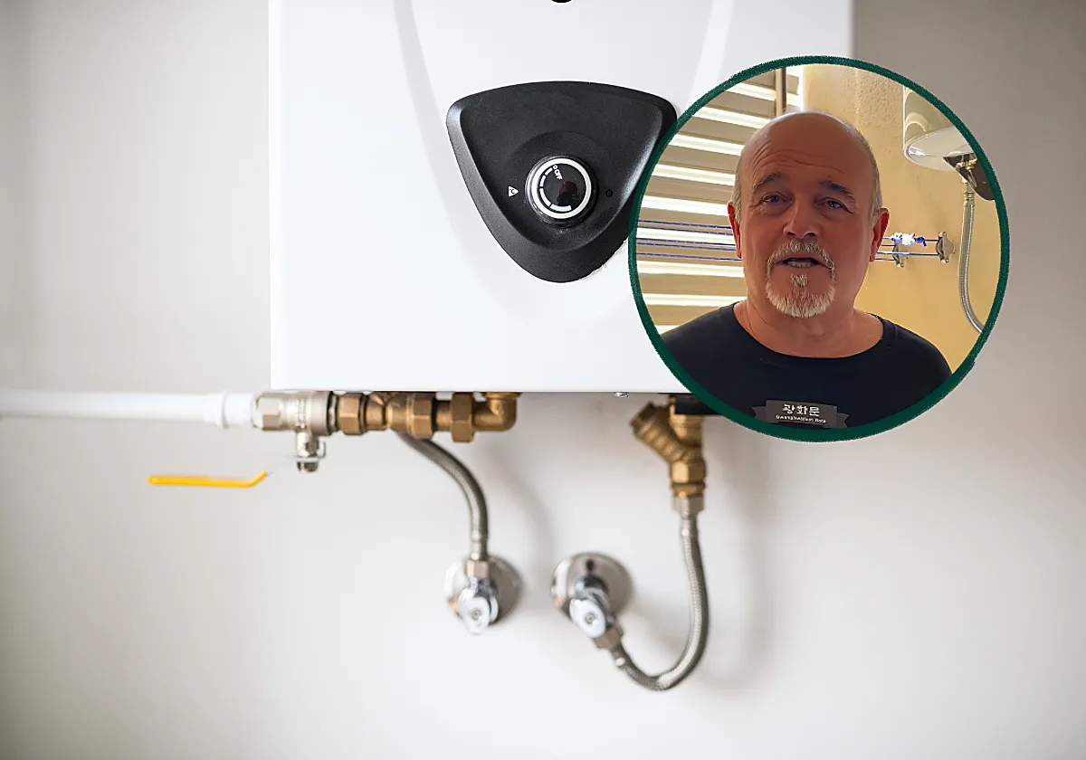 Un albañil profesional: «Si el agua de tu zona tiene mucha cal, coloca esto en la entrada del termo»