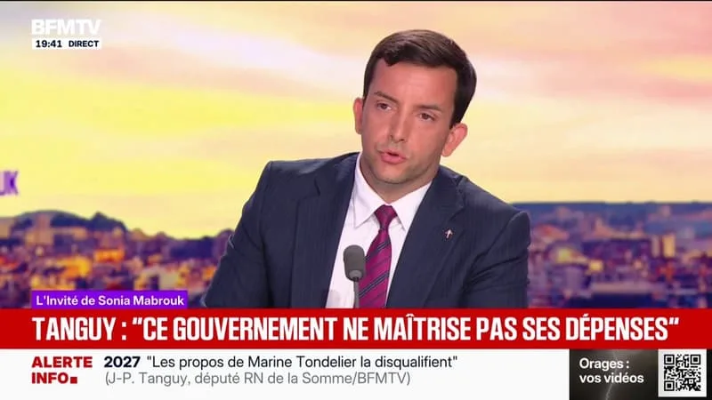 "Édouard Philippe habite dans un monde parallèle", lance Jean-Philippe Tanguy, député Rassemblement national