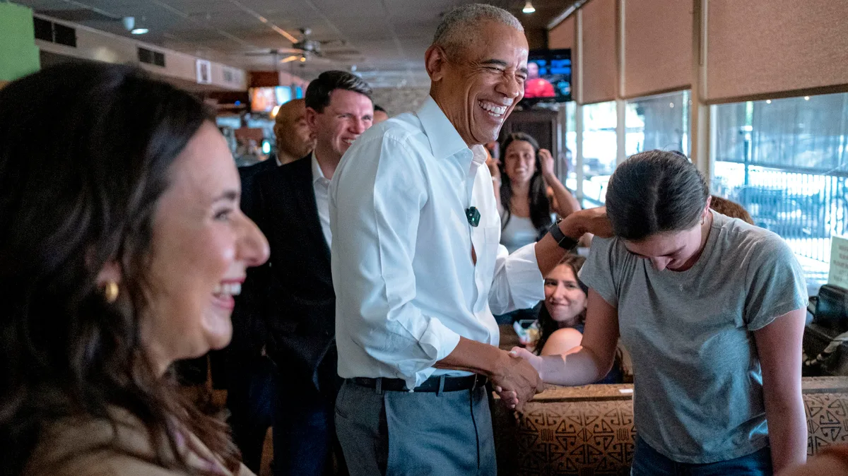 Barack Obama Looks Left