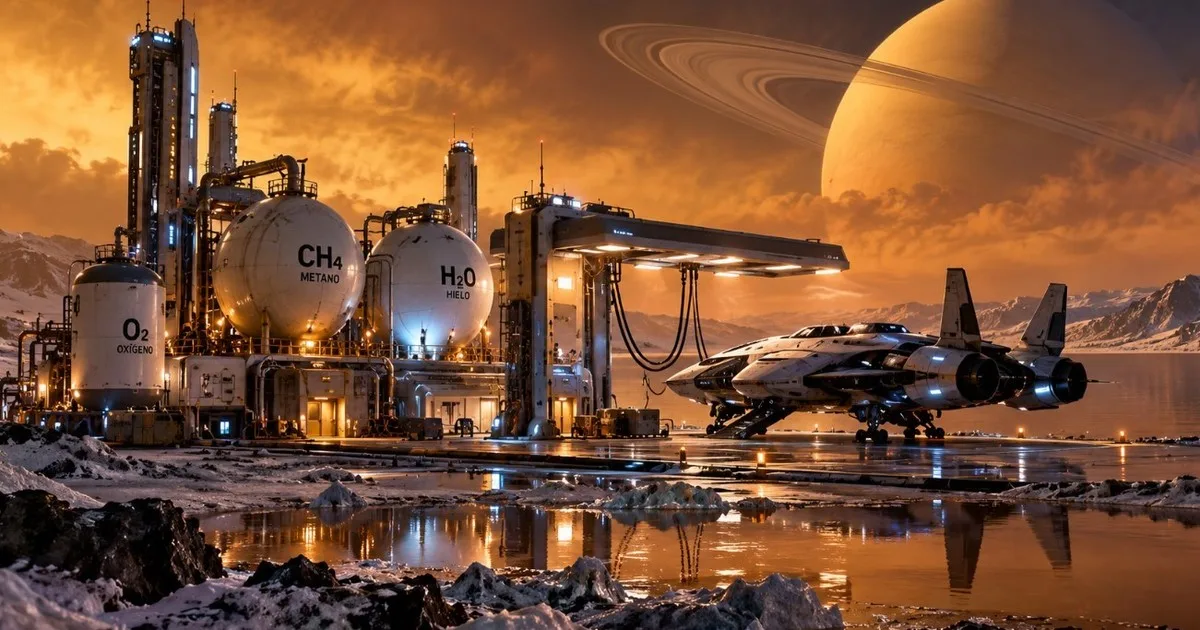 Estaciones de servicio espaciales: el próximo desafío para conquistar el sistema solar empezaría en una luna helada de Saturno