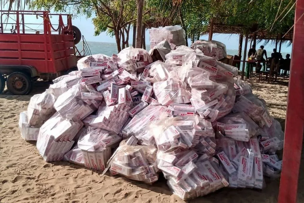 Rota marítima sofisticada abastece Norte e Nordeste com cigarros contrabandeados