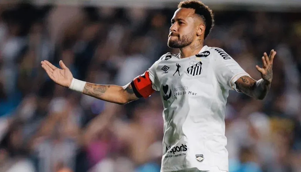 Com dois gols de Neymar, Santos e Flamengo empatam em jogo polêmico na Vila