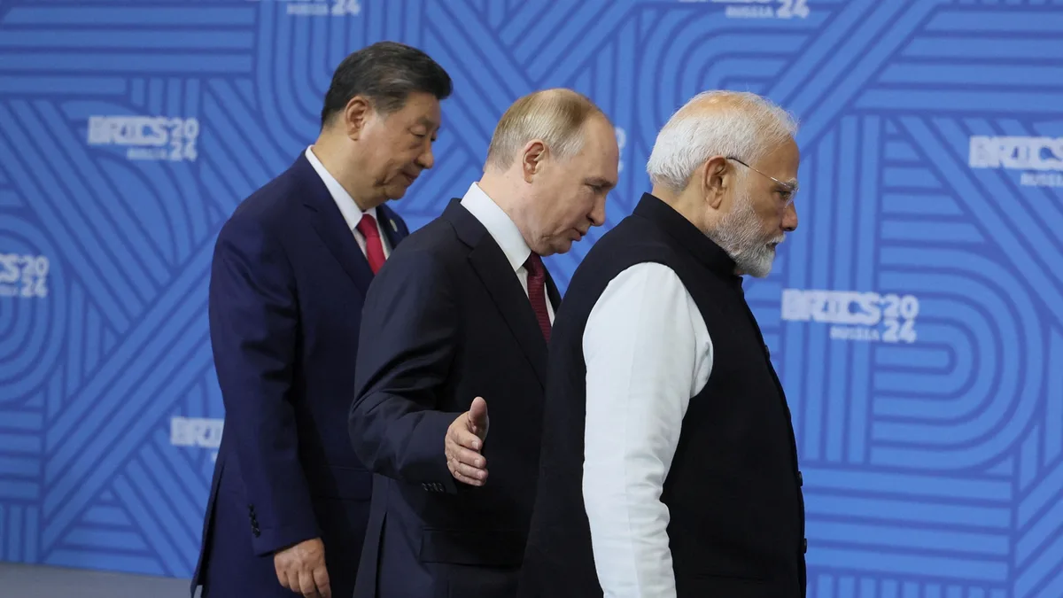 PM Modi meets Putin, will meet Xi as India walks BRICS tighrope