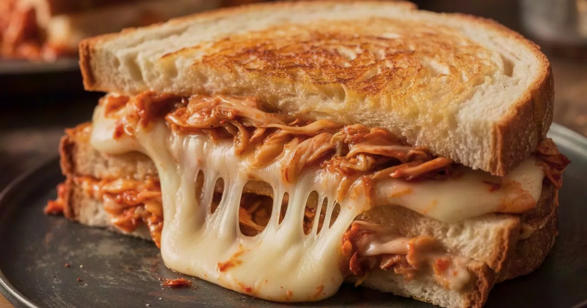 Sándwich de pollo con queso