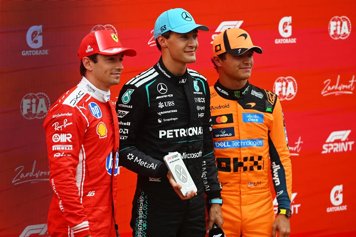 Russell vence sprint no GP da Holanda; Bortoleto termina em 9º
