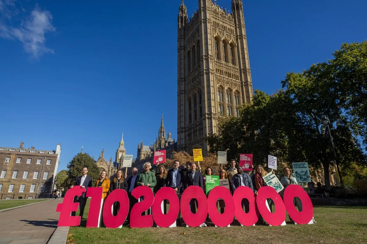 London borough leads Parliament Square protest over £102m budget crisis amid council tax fears