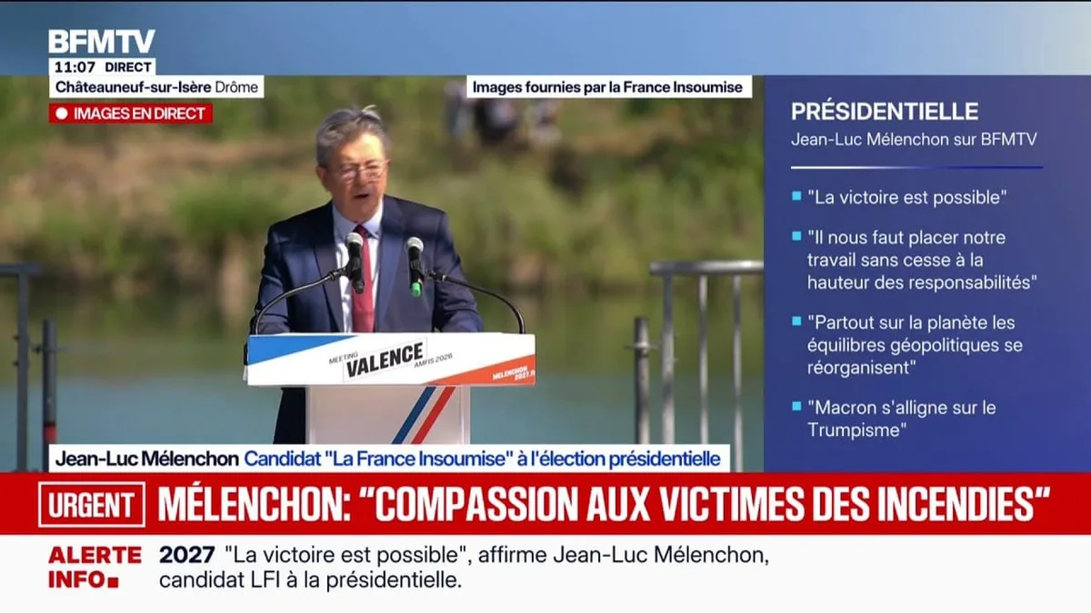 "Nous nous engageons, une fois au gouvernement, à remettre de l'ordre dans les comptes publics", assure Jean-Luc Mélenchon, candidat LFI à la présidentielle