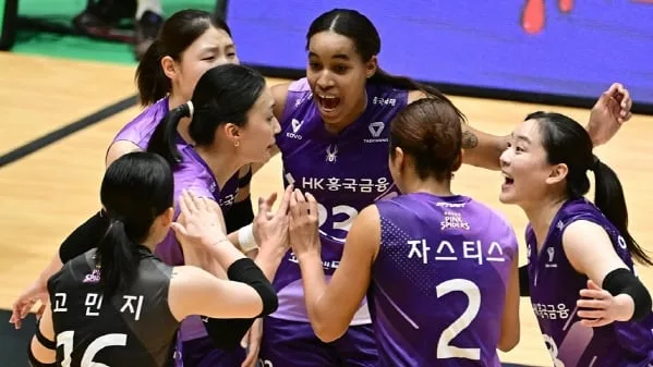 '34점 킨델란 괴물 탄생' 흥국생명, 정관장과 접전 끝에 웃었다[여수 리뷰]