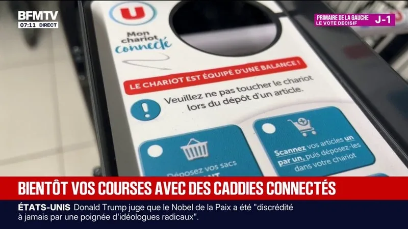 À Bischwiller, en Alsace, un Super U expérimente le chariot connecté sans passage en caisse