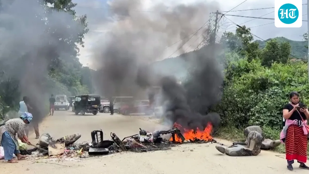 CRPF man injured as fresh gunfight, arson hit Manipur