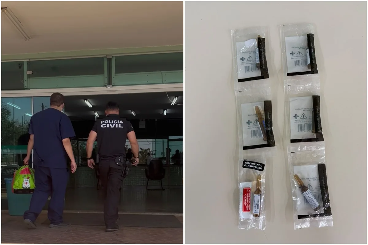 Técnico de enfermagem é preso após furtar ampolas de morfina em UPA no DF