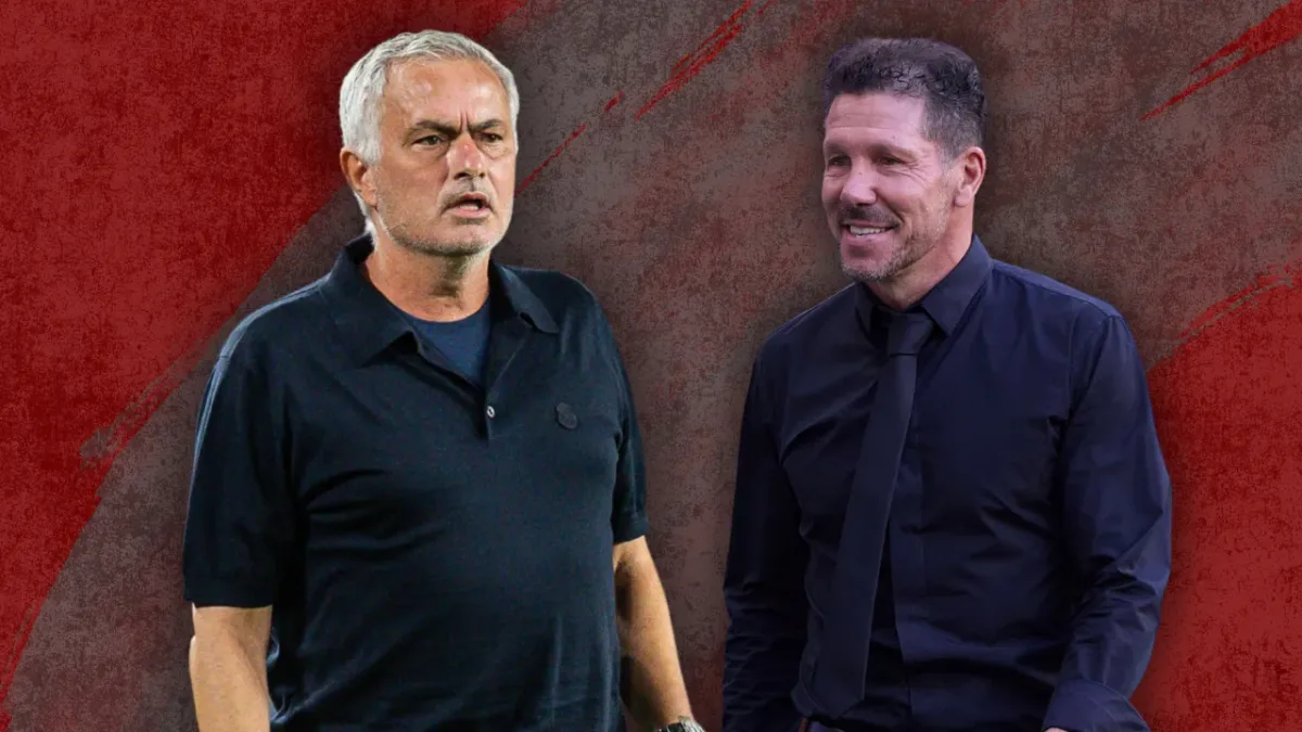 Às vésperas do dérbi, Simeone abre o jogo sobre Mourinho: ‘Espero competir como fizemos antes’