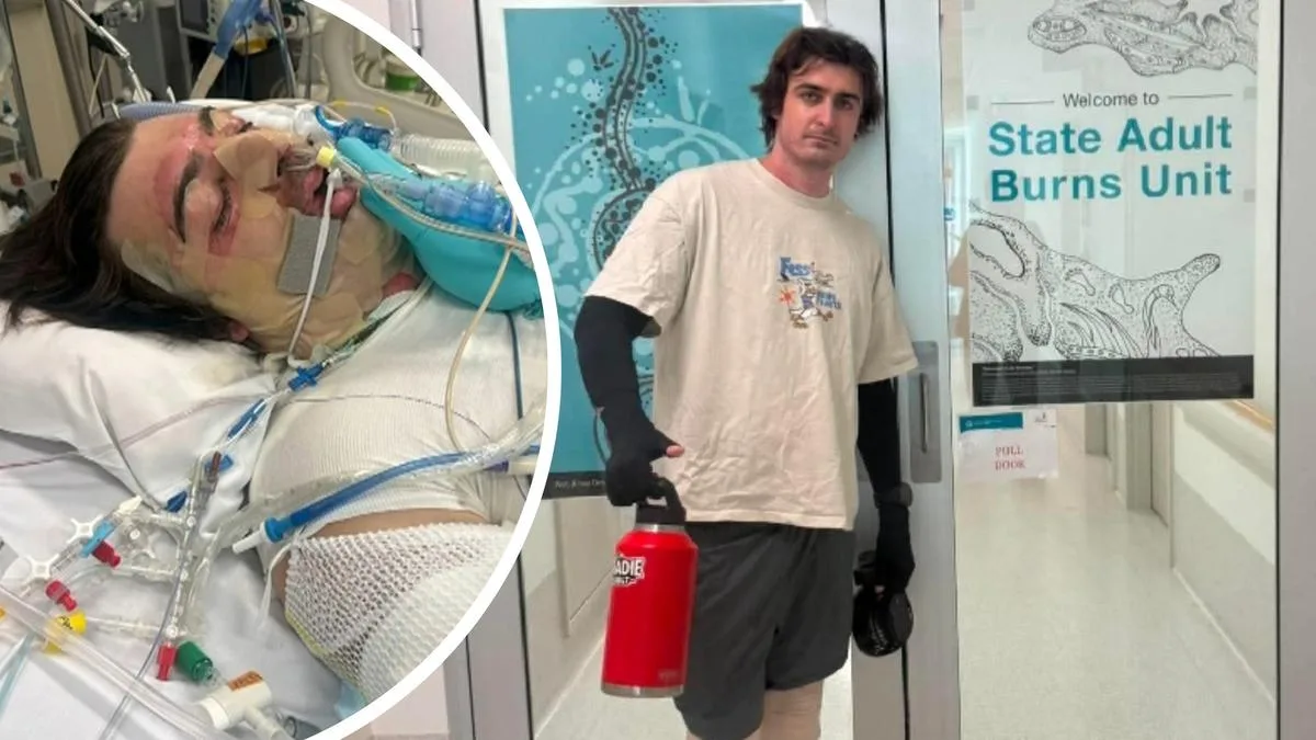 ‘Long road ahead’: Miracle update for Perth tradie Lachie Perrem whose robot vacuum left him fighting for life