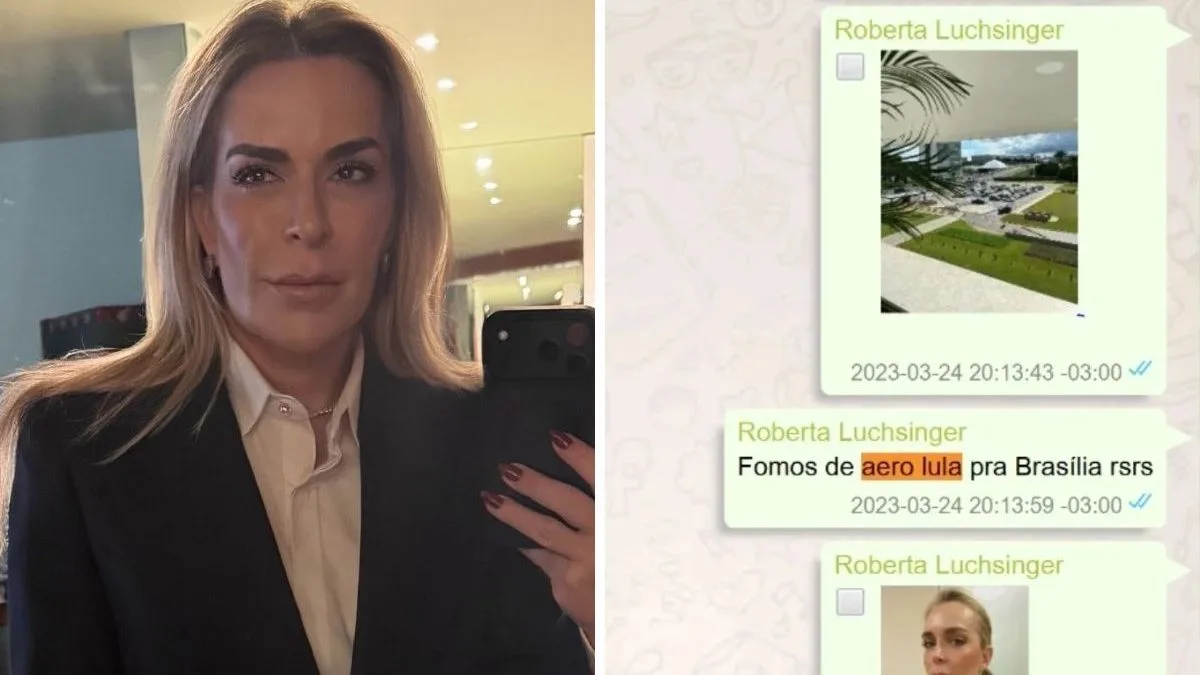 ‘Aero Lula’: mensagens de Roberta Luchsinger mencionam voos da FAB e acesso ao Palácio do Planalto