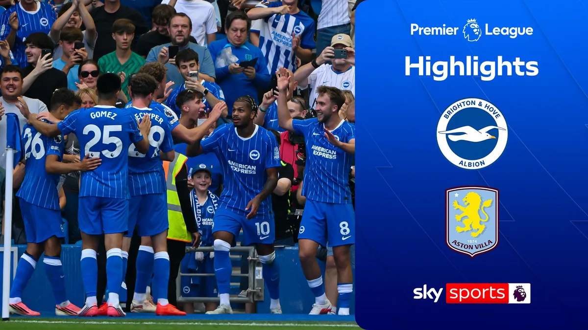 Brighton blow Villa away in first-half masterclass at The Amex