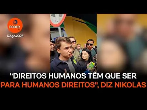 “Direitos humanos têm que ser para humanos direitos”, diz Nikolas Ferreira